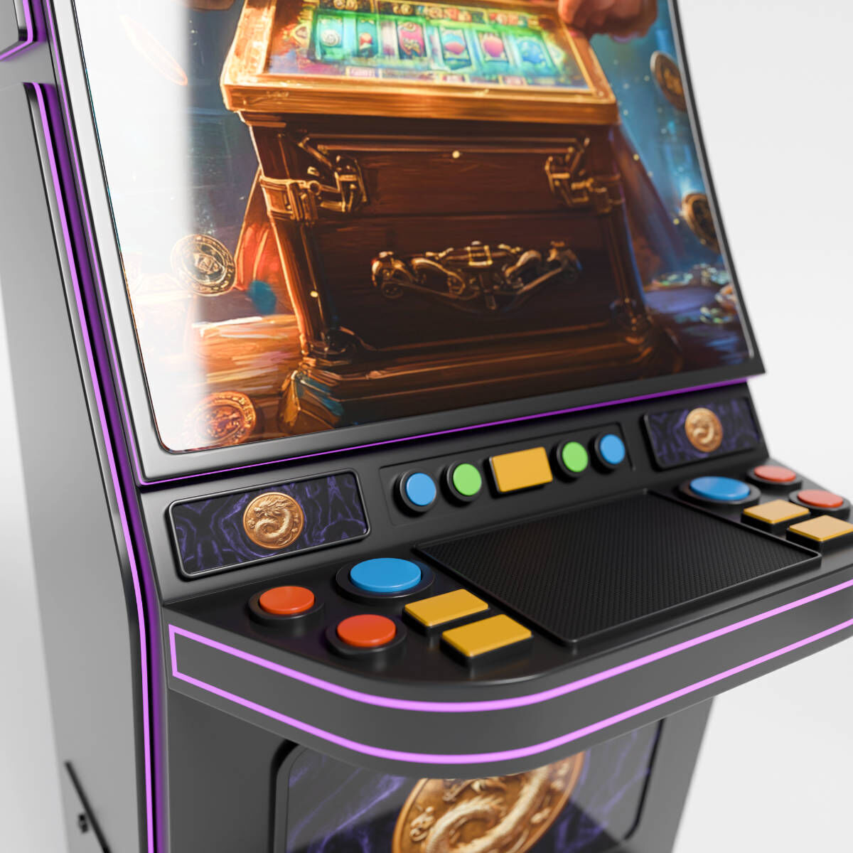 Casino Gaming Slot Machine 3D Model 3D model_3
