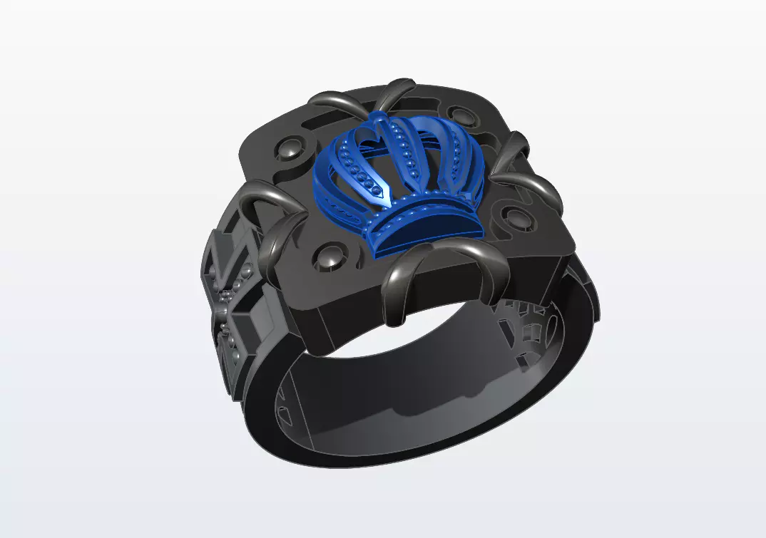 Ring corona 3D print model_0