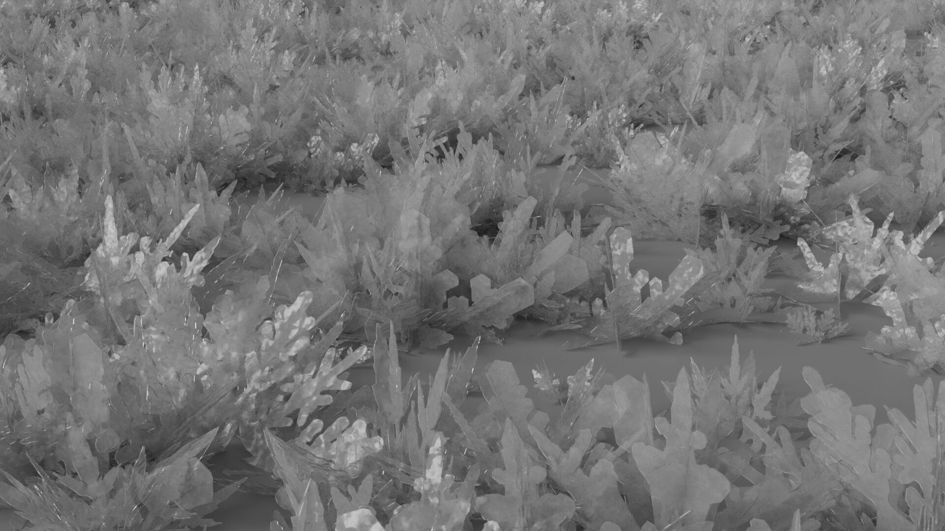 Snow Crystals Pack Low-poly 3D model_6