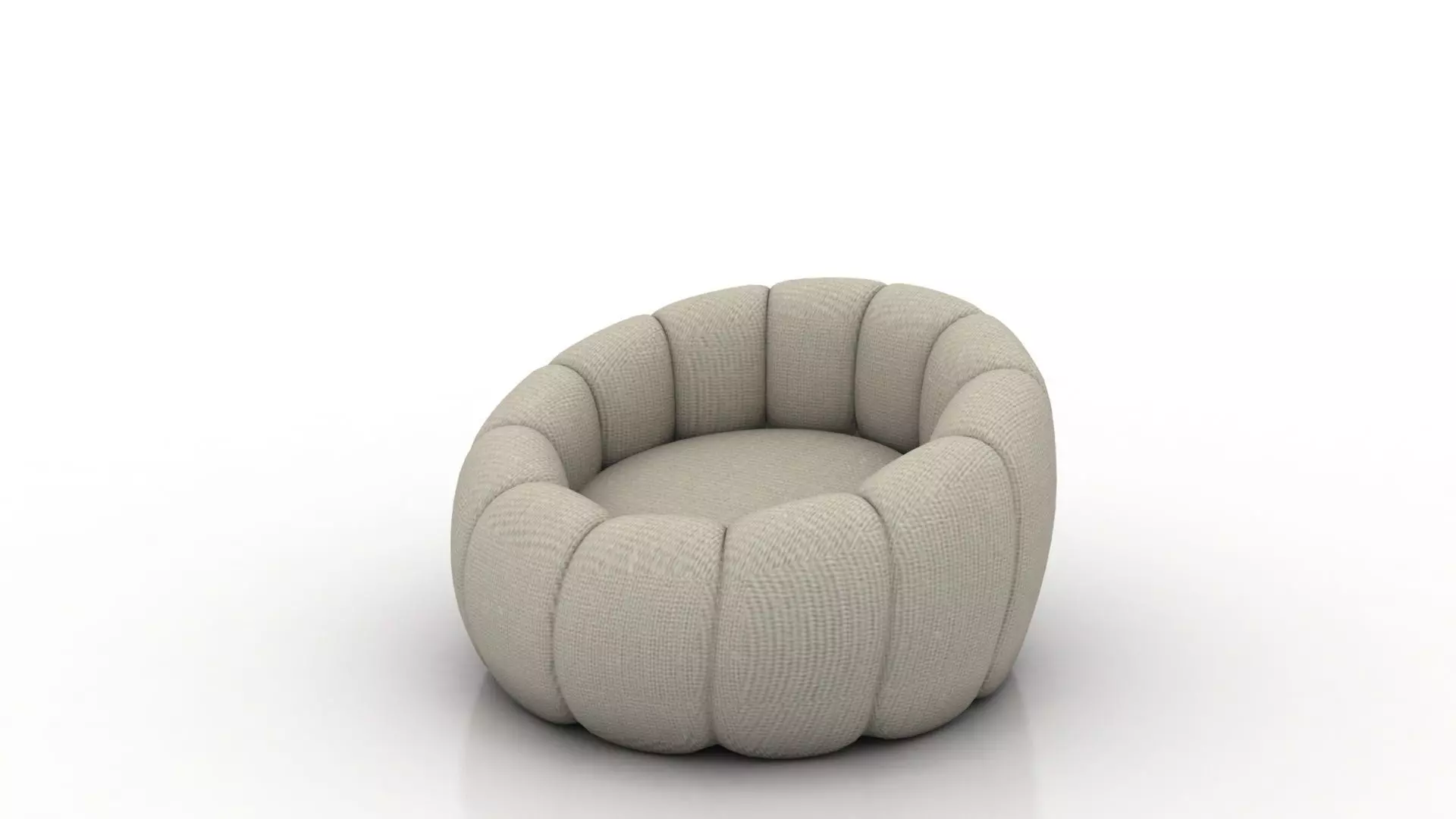 Modern Arm Chair 3D print model_0