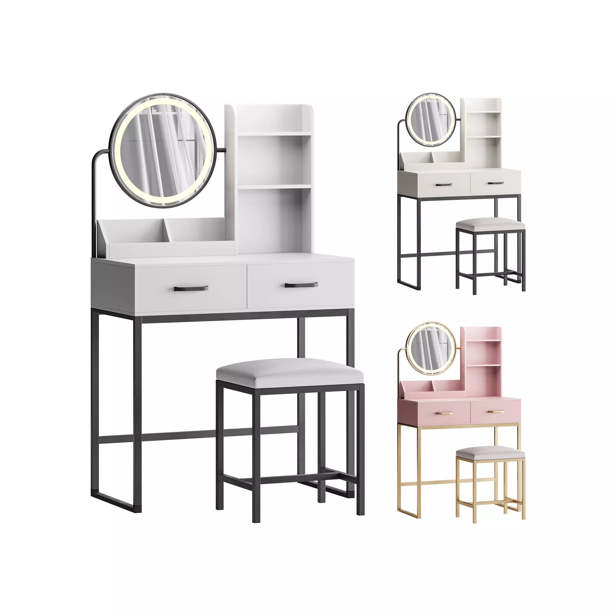 Coiffeuse Borach 3D model_0