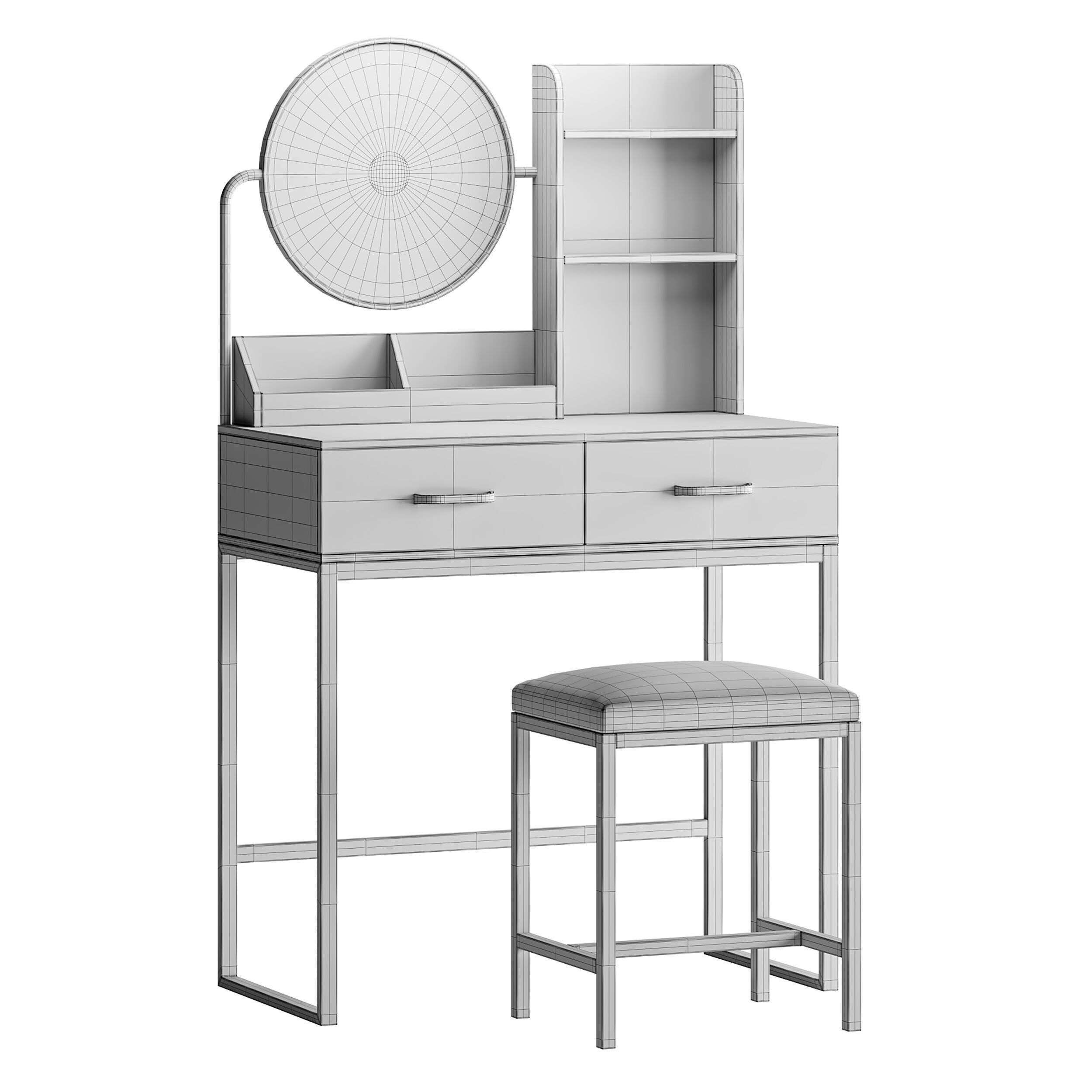 Coiffeuse Borach 3D model_13