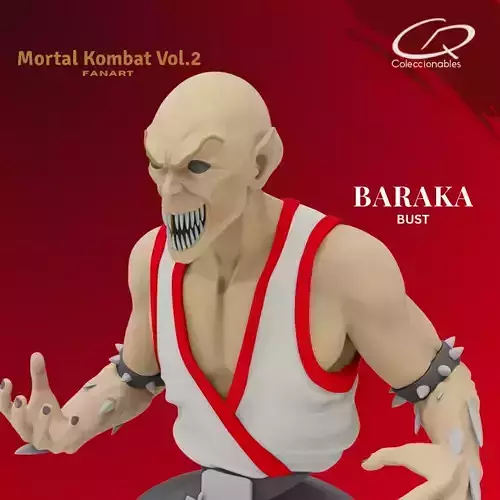 Mortal Kombat Vol 2 - Baraka 3D print model