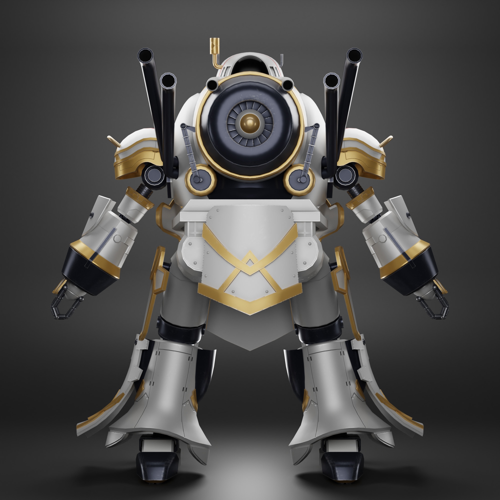 Sakura Wars - Mech Mugen 3D model_2