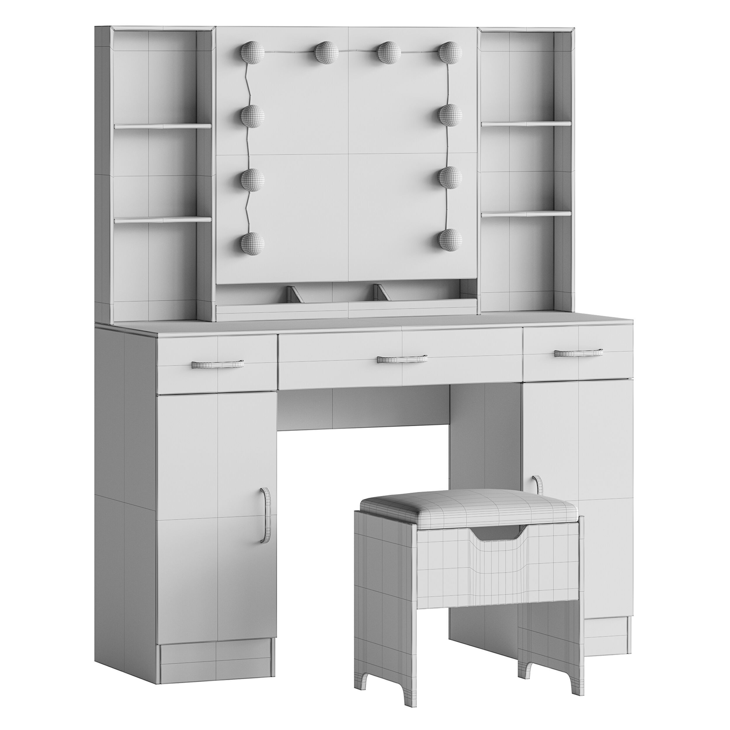 Coiffeuse Ozen 3D model_13