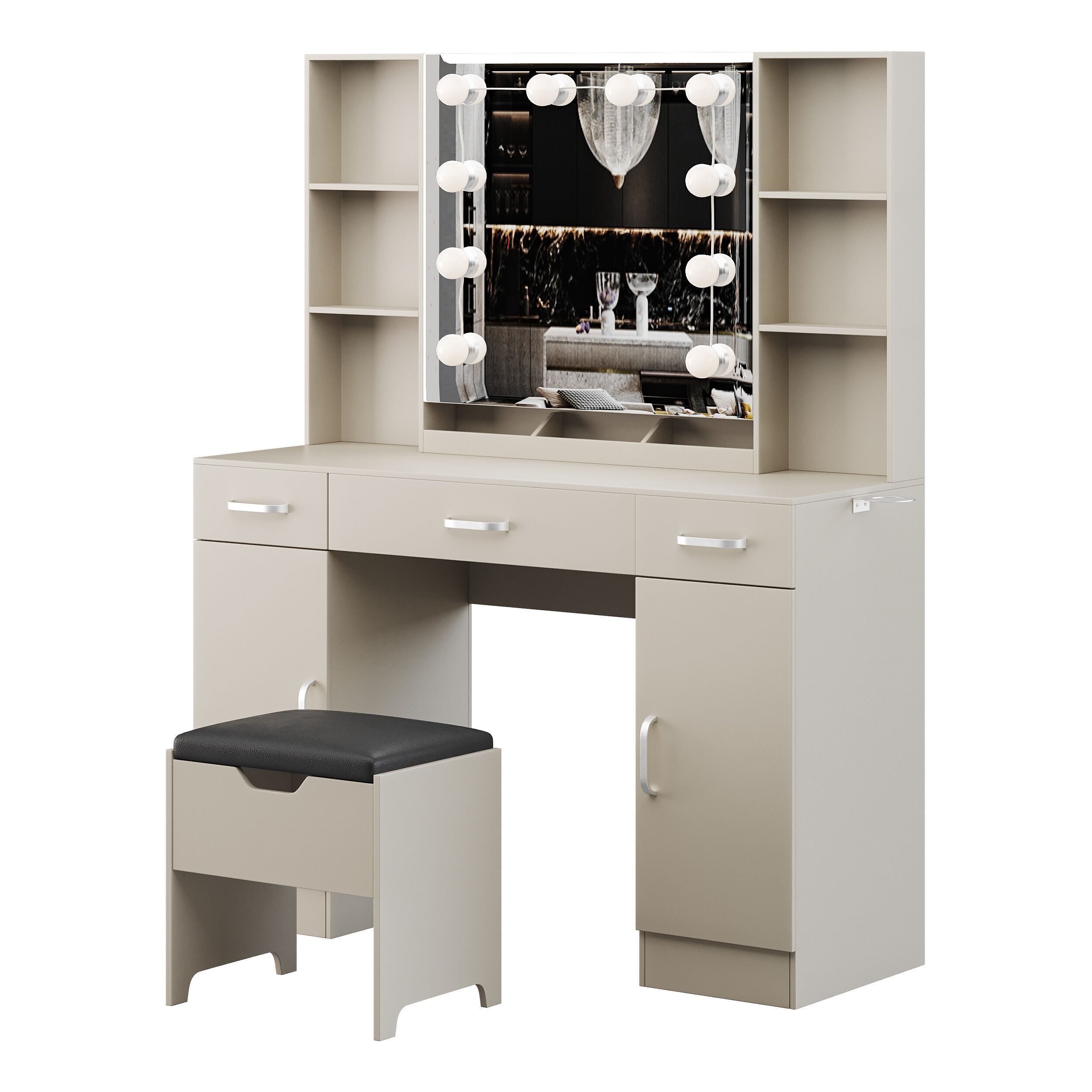 Coiffeuse Ozen 3D model_3