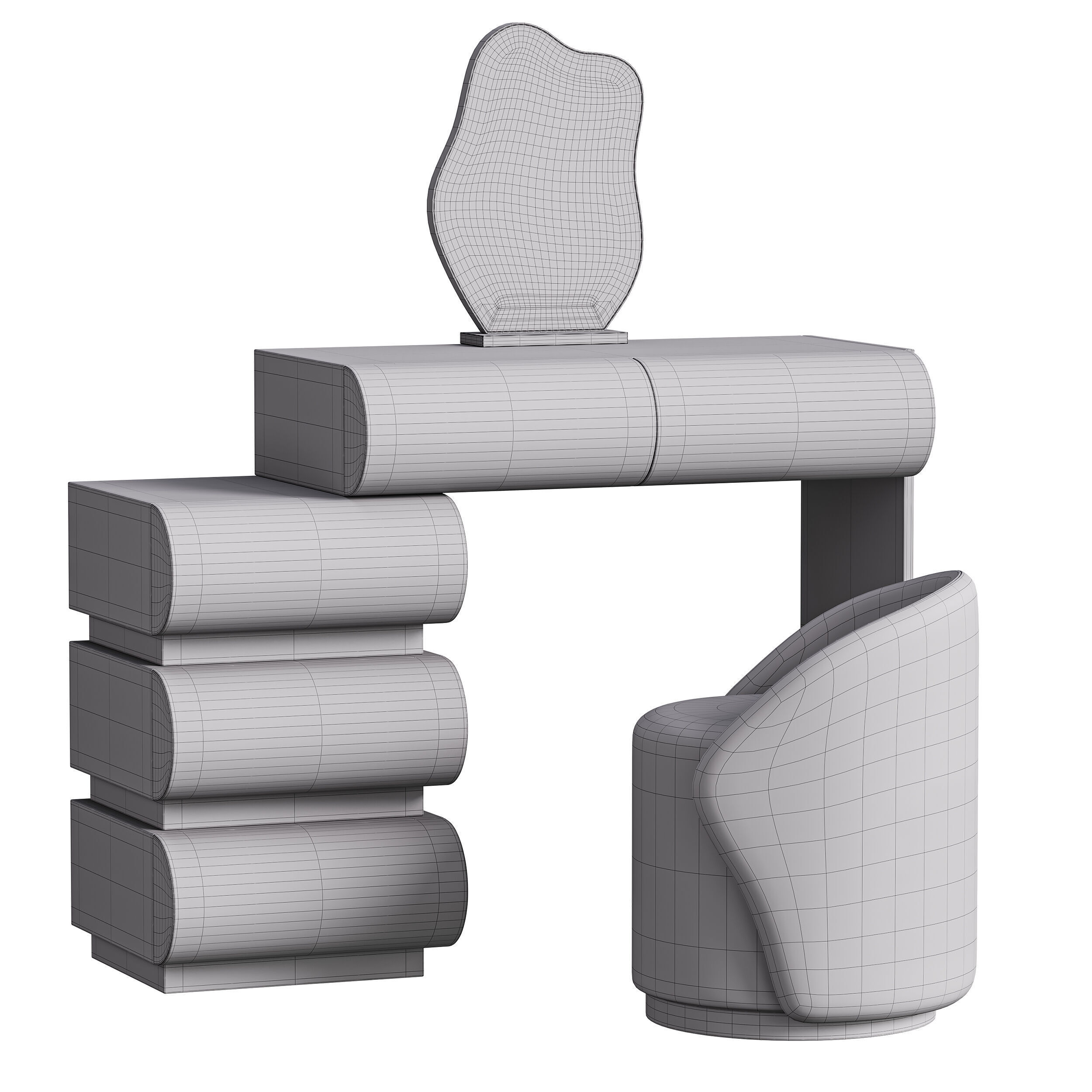 Dressing table 01 3D model_13