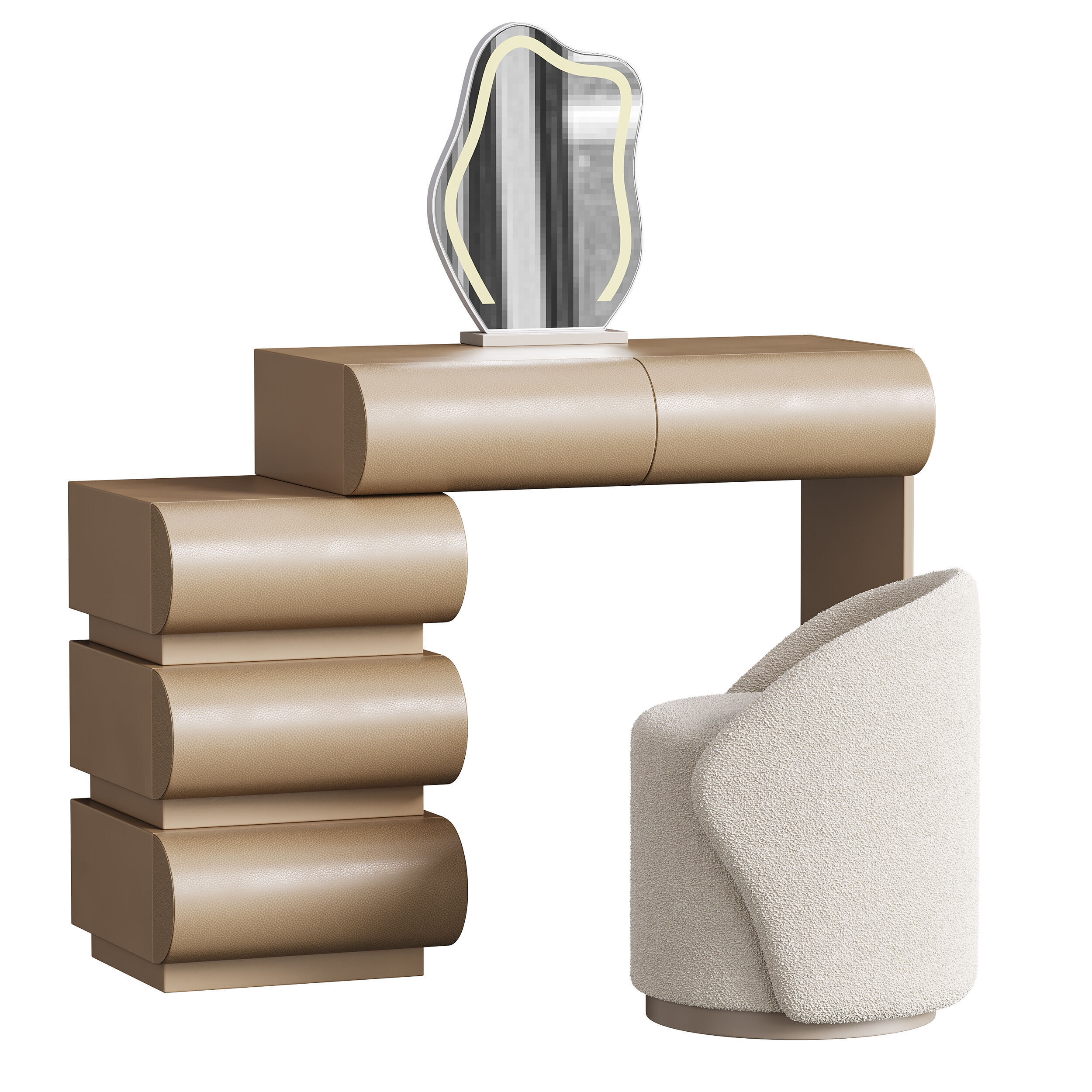 Dressing table 01 3D model_9