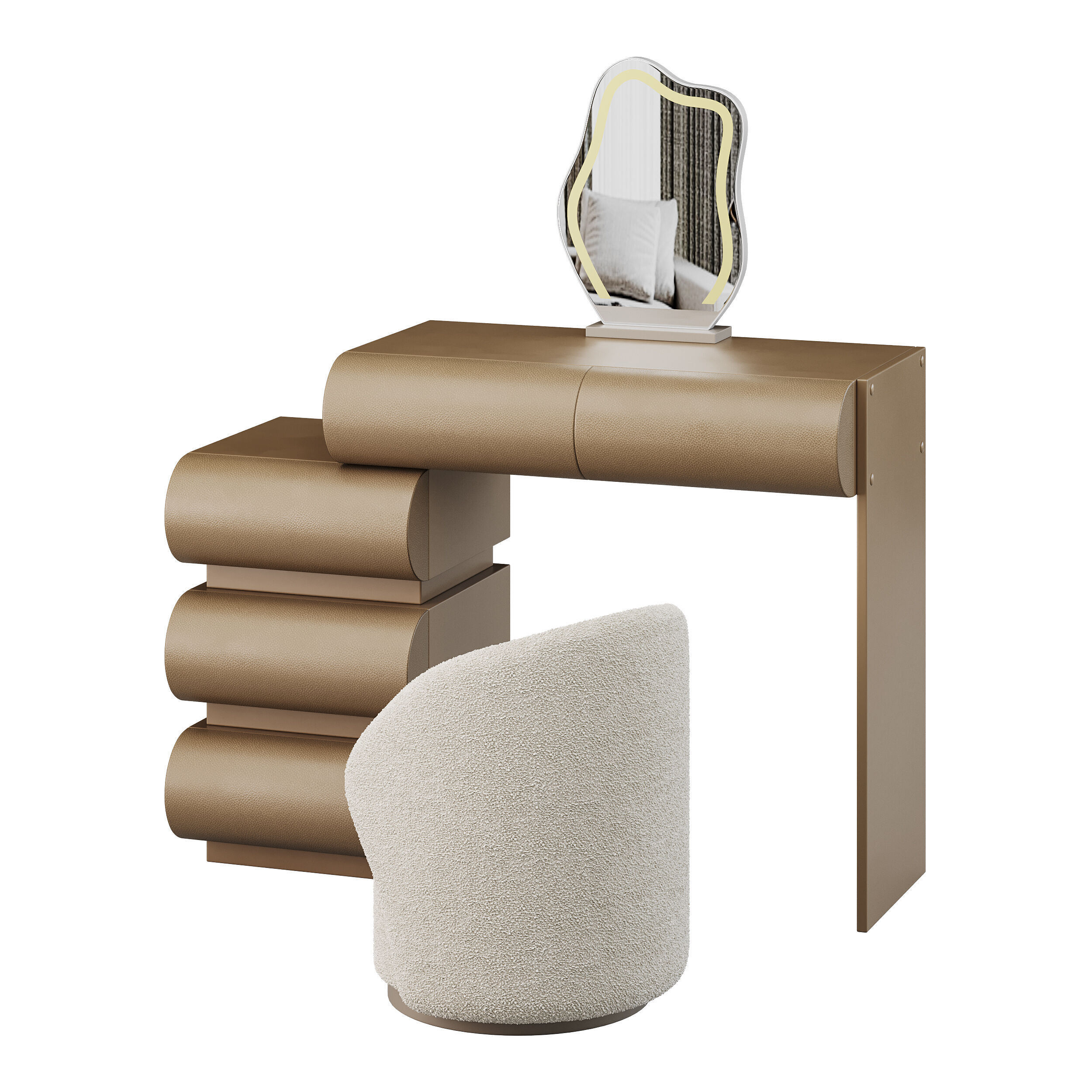 Dressing table 01 3D model_4