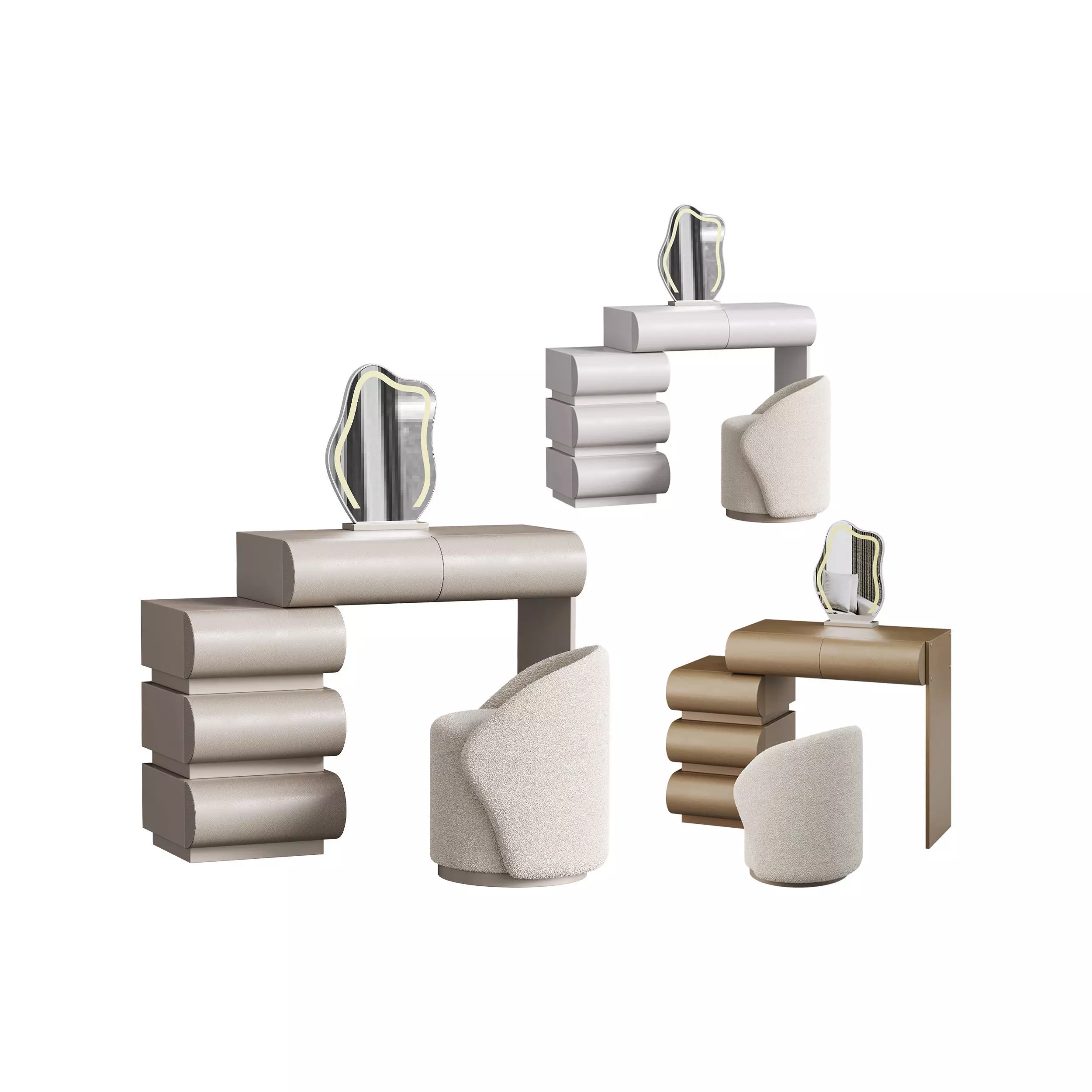 Dressing table 01 3D model_0