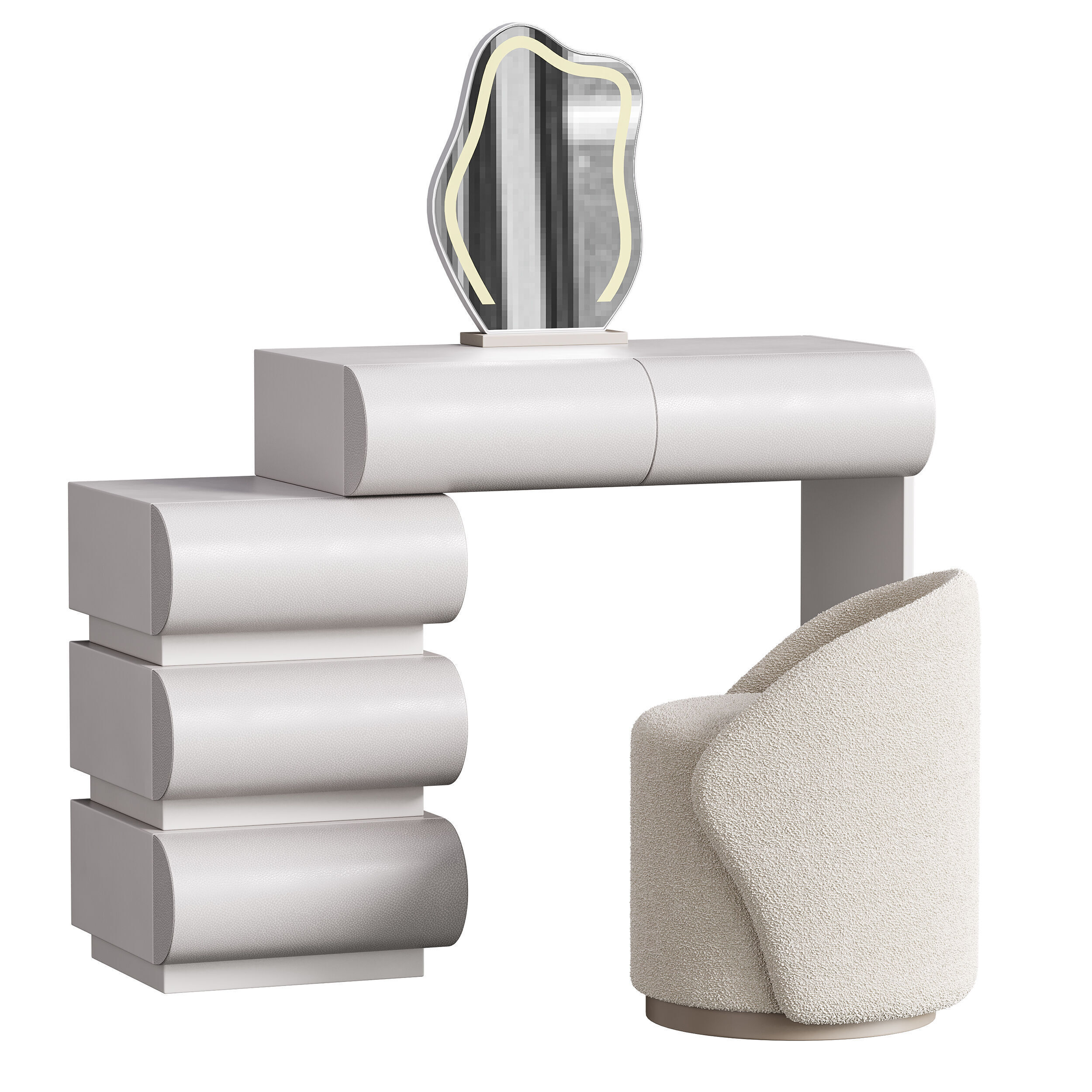 Dressing table 01 3D model_1