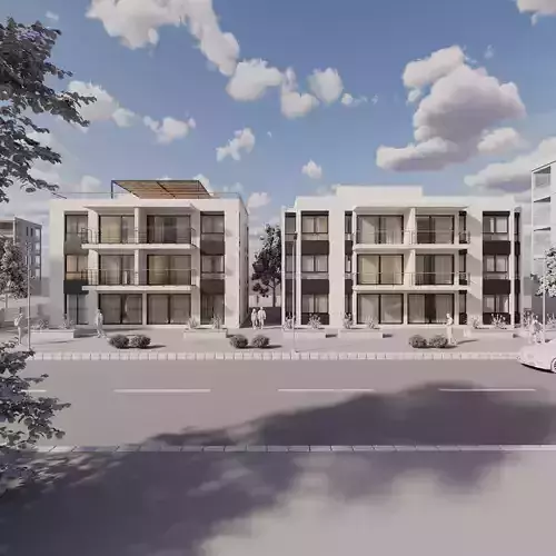 Apartment Exterior Residential Building  V2