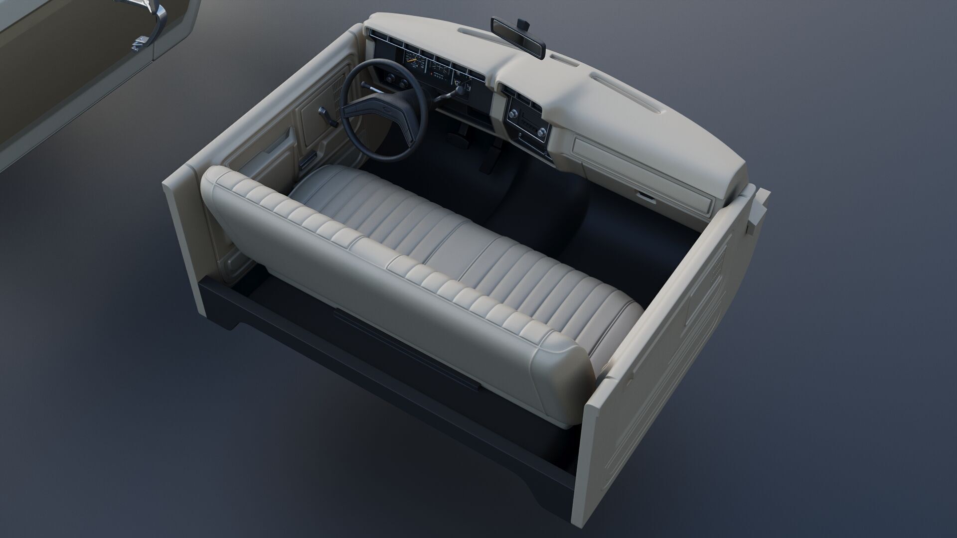 Pickup Truck F-350 Dually 1980 3D print model_26