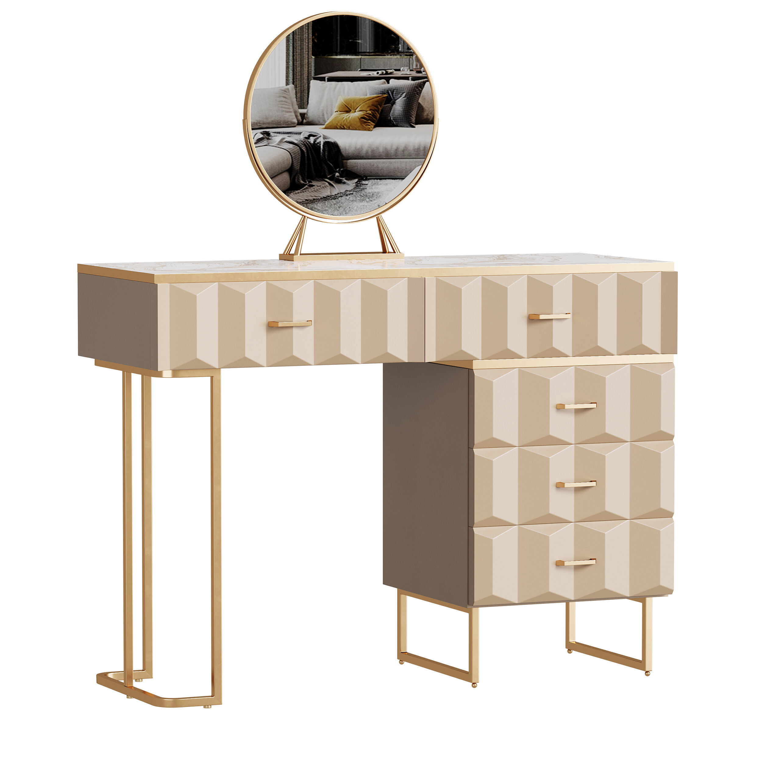 Dressing table 05 3D model_11
