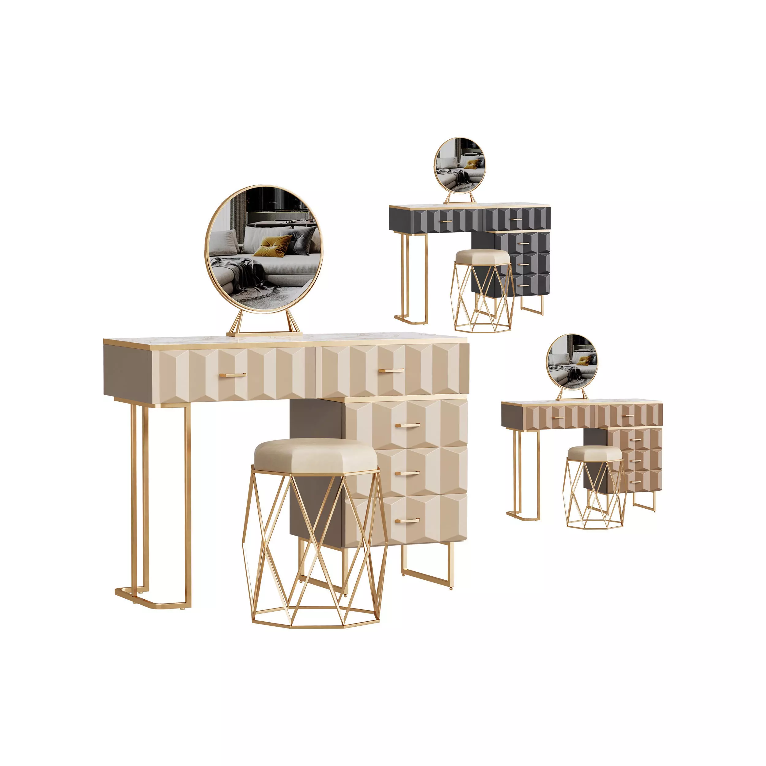 Dressing table 05 3D model_0