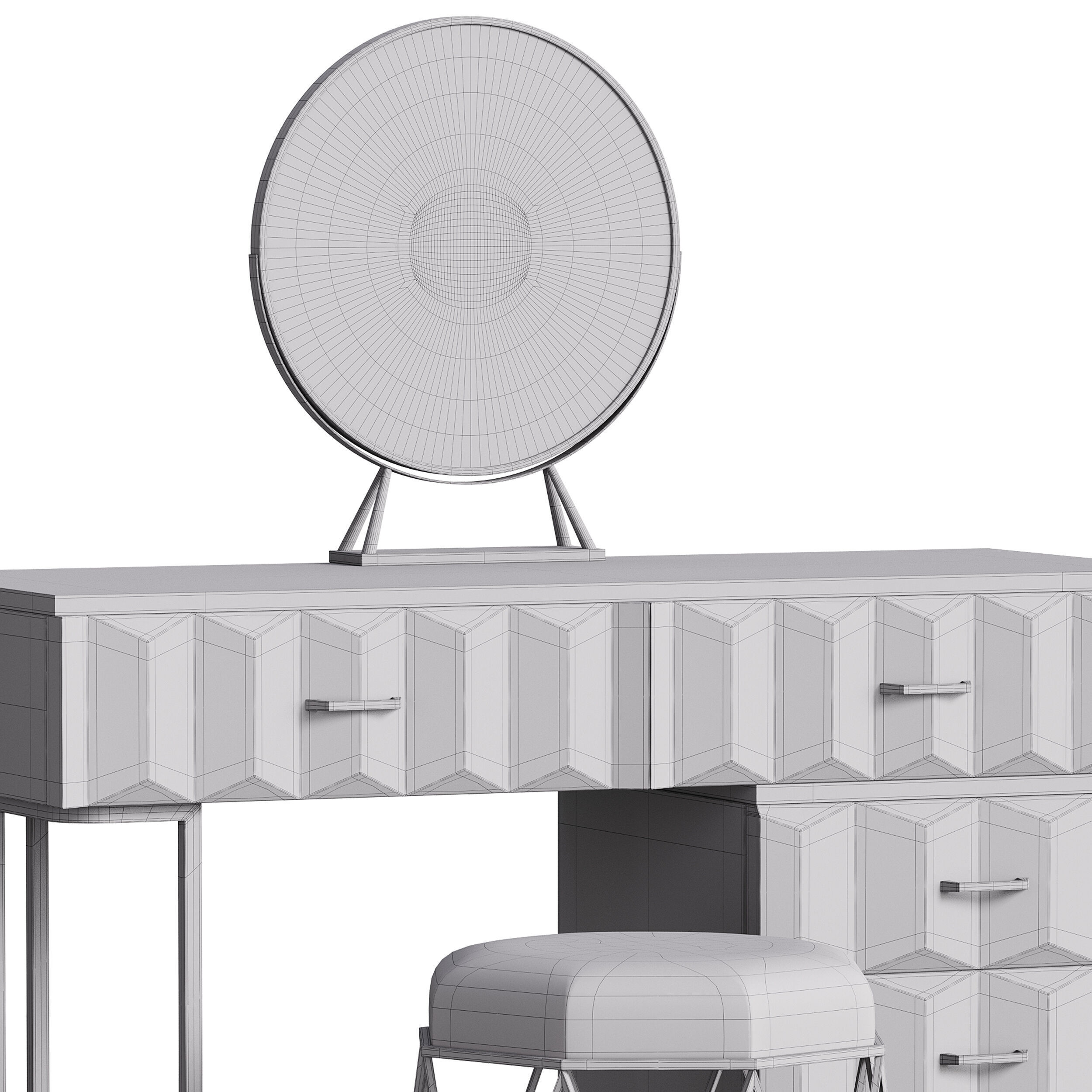 Dressing table 05 3D model_14