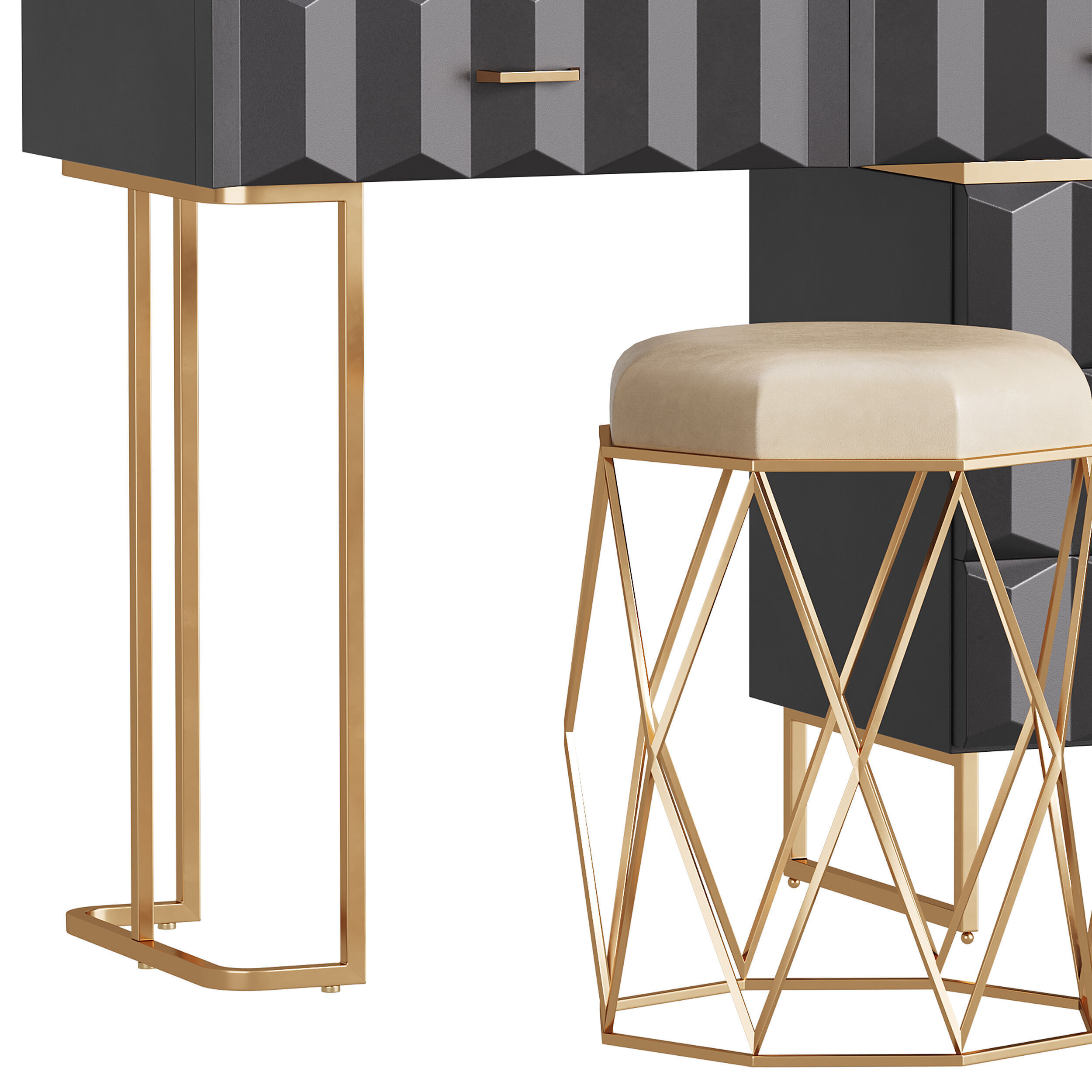 Dressing table 05 3D model_10