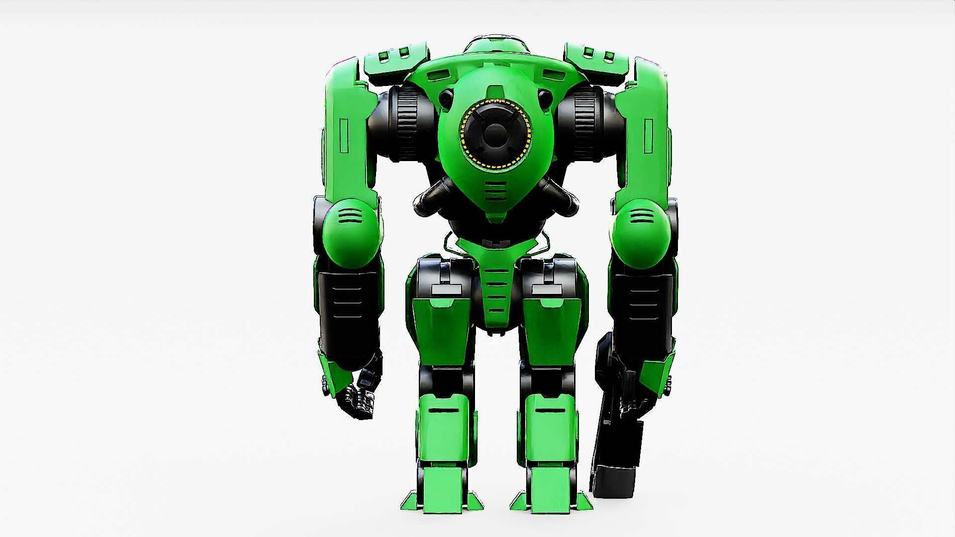 DOOM FIGHTER V-2  Rigged for Unreal Engine - Unity - MIXAMO  3D model_31