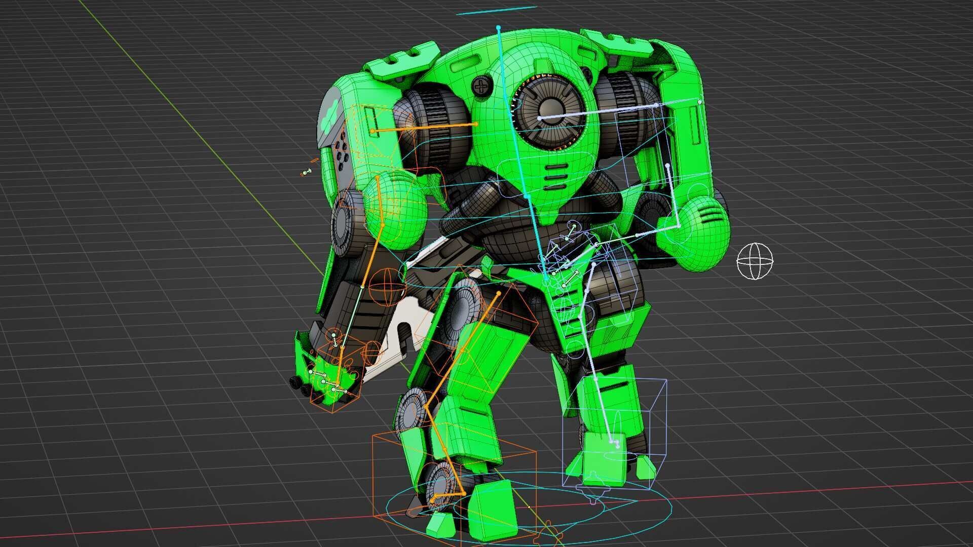 DOOM FIGHTER V-2  Rigged for Unreal Engine - Unity - MIXAMO  3D model_38