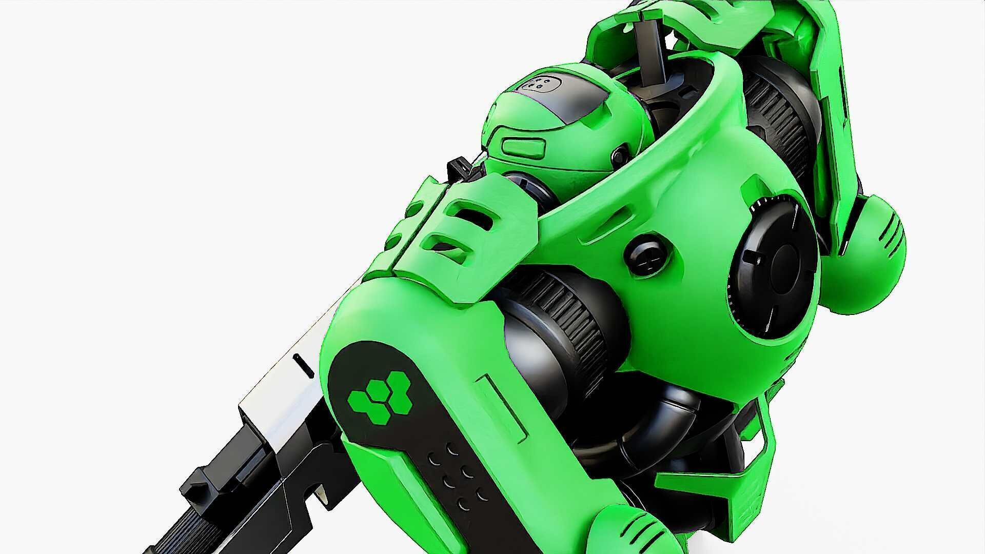 DOOM FIGHTER V-2  Rigged for Unreal Engine - Unity - MIXAMO  3D model_25