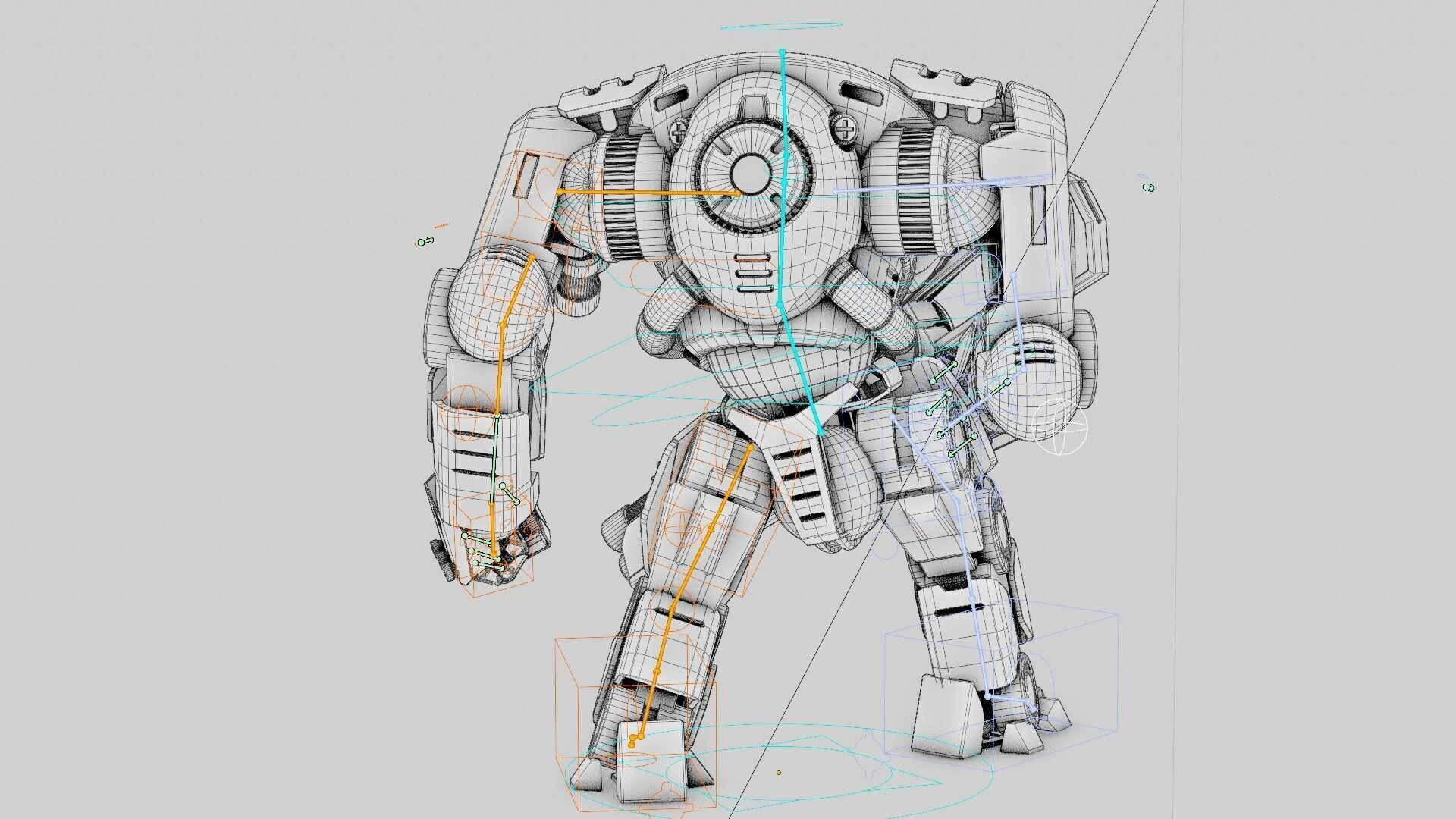 DOOM FIGHTER V-2  Rigged for Unreal Engine - Unity - MIXAMO  3D model_41