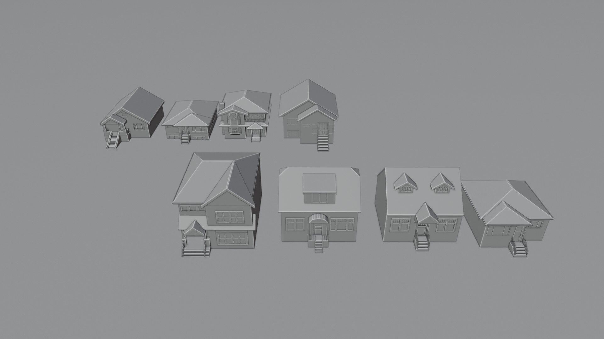House collection 3D model_7