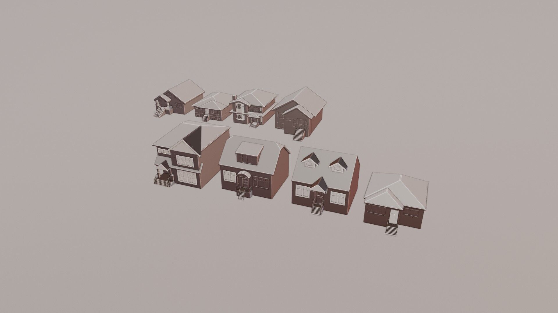 House collection 3D model_23