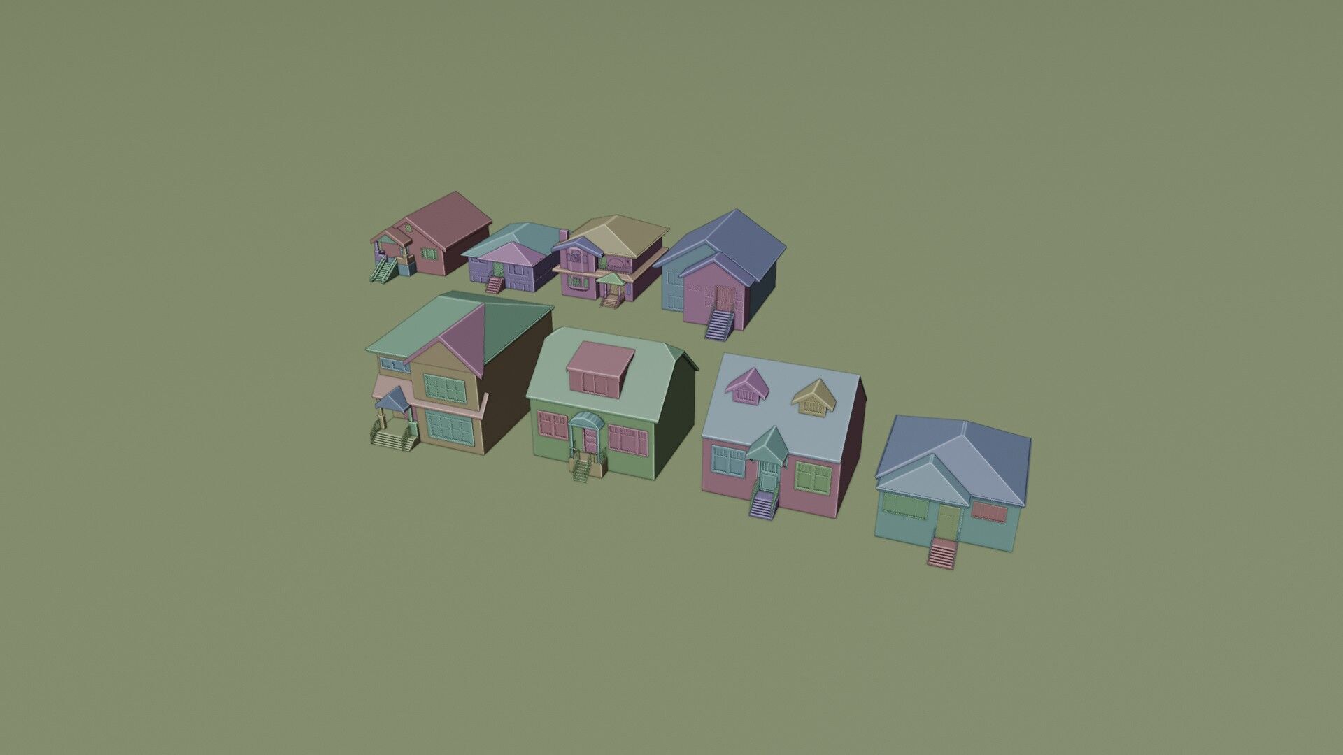 House collection 3D model_18