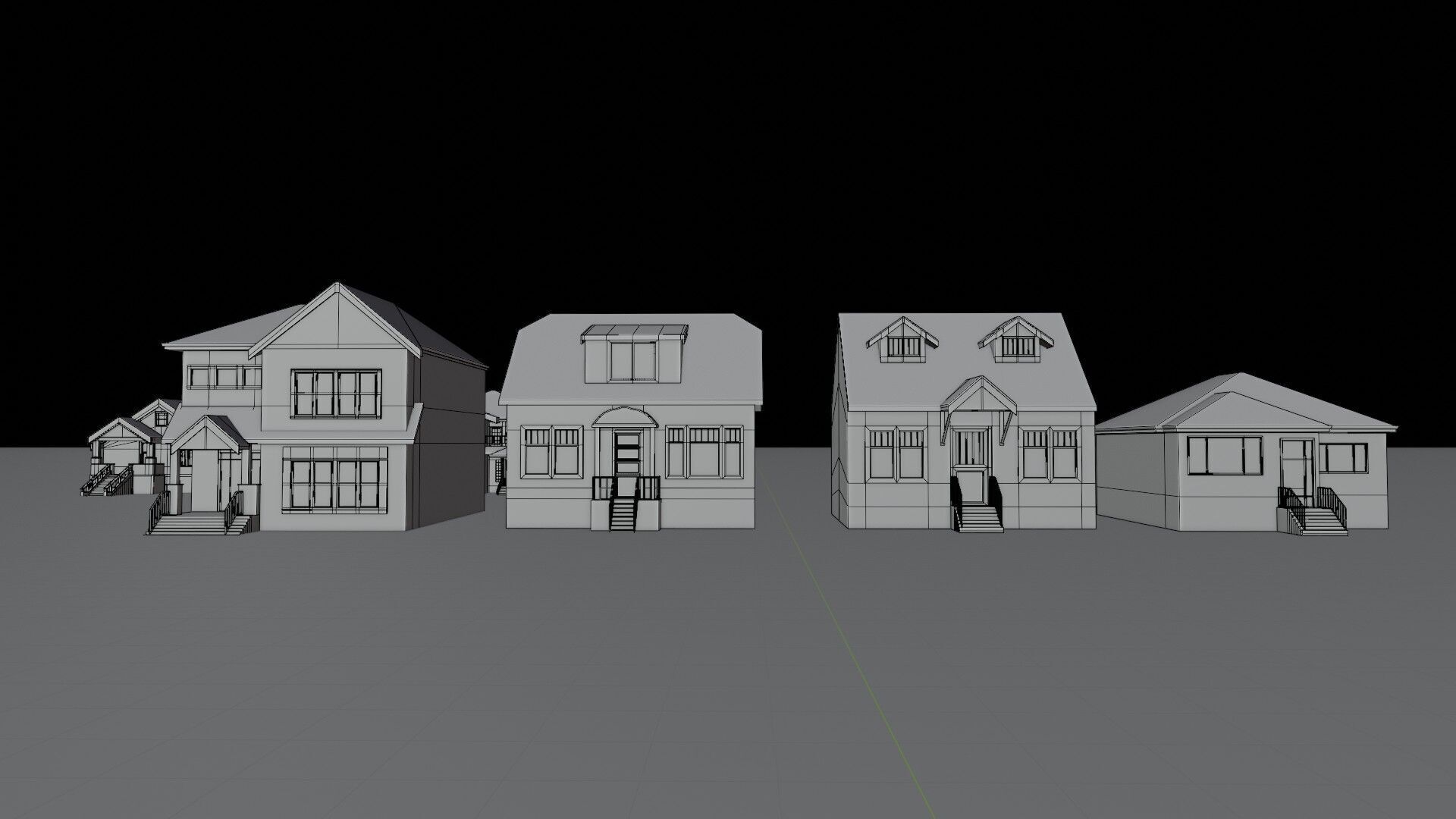 House collection 3D model_10