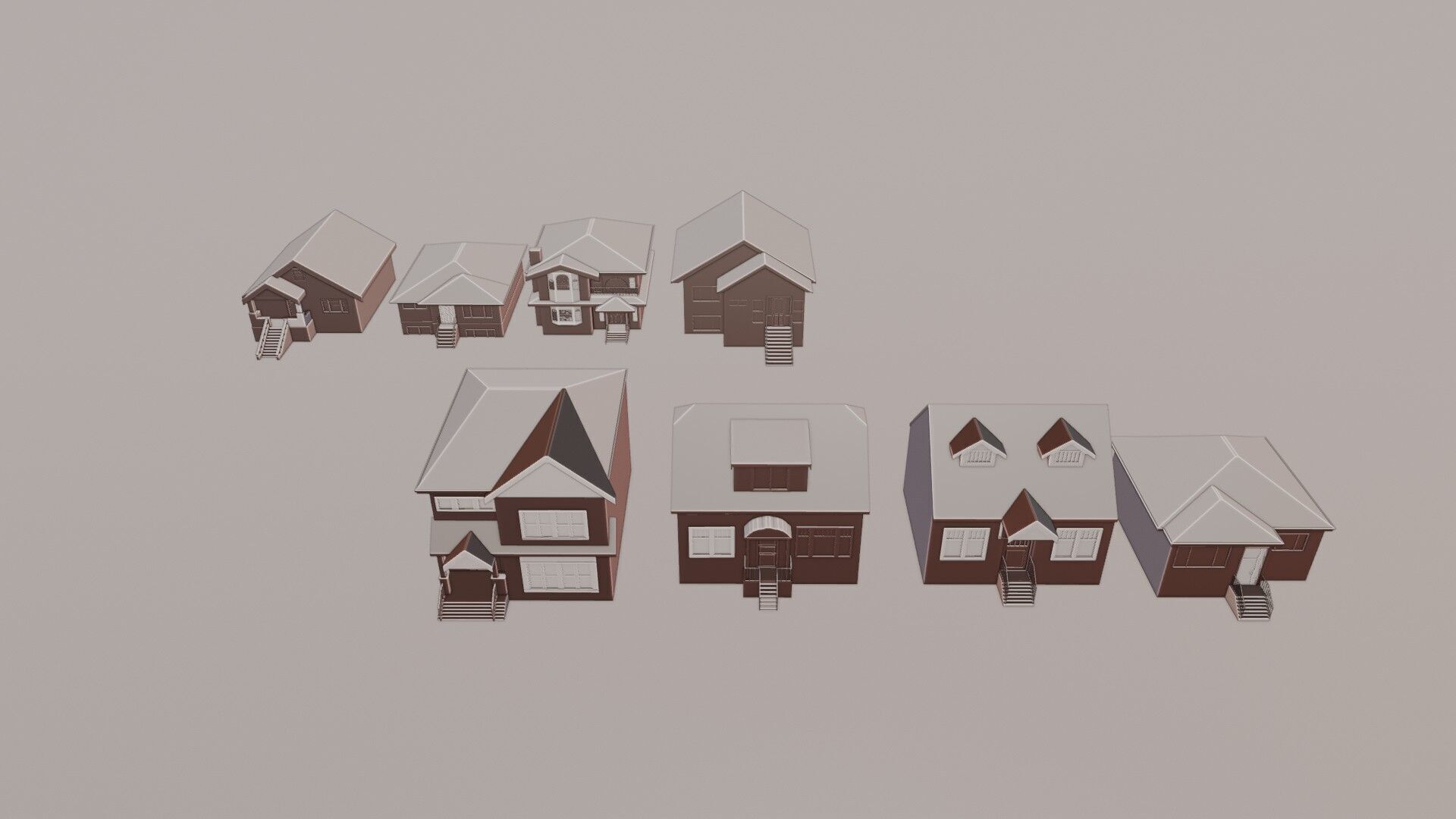 House collection 3D model_22
