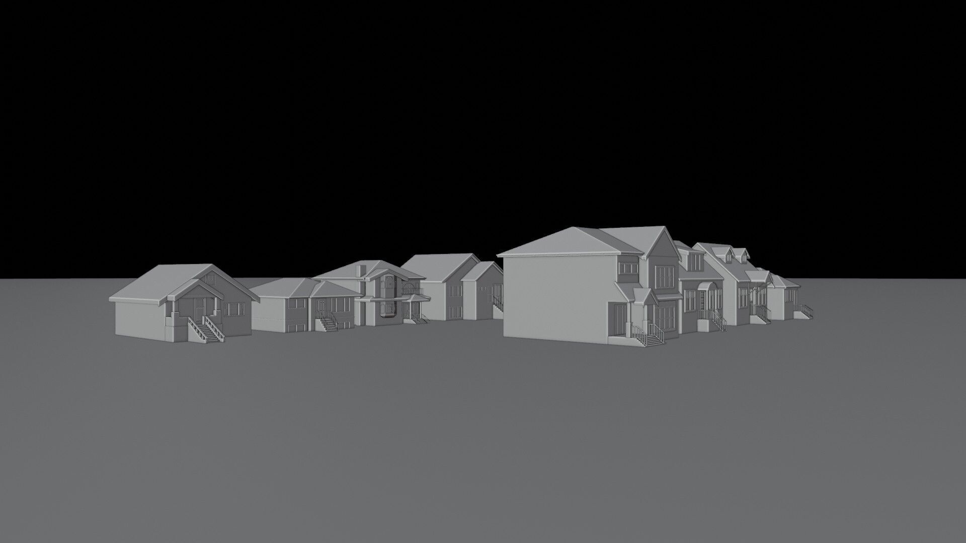 House collection 3D model_9