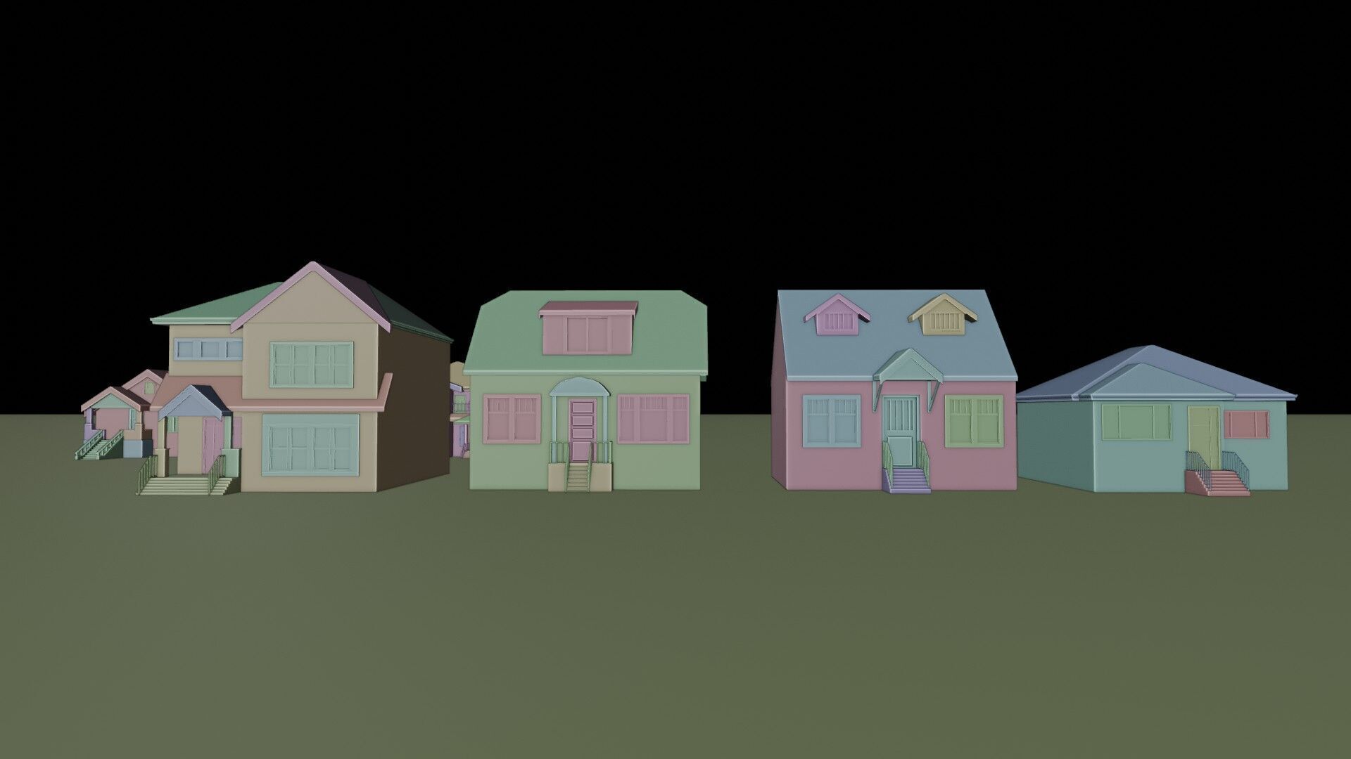 House collection 3D model_15
