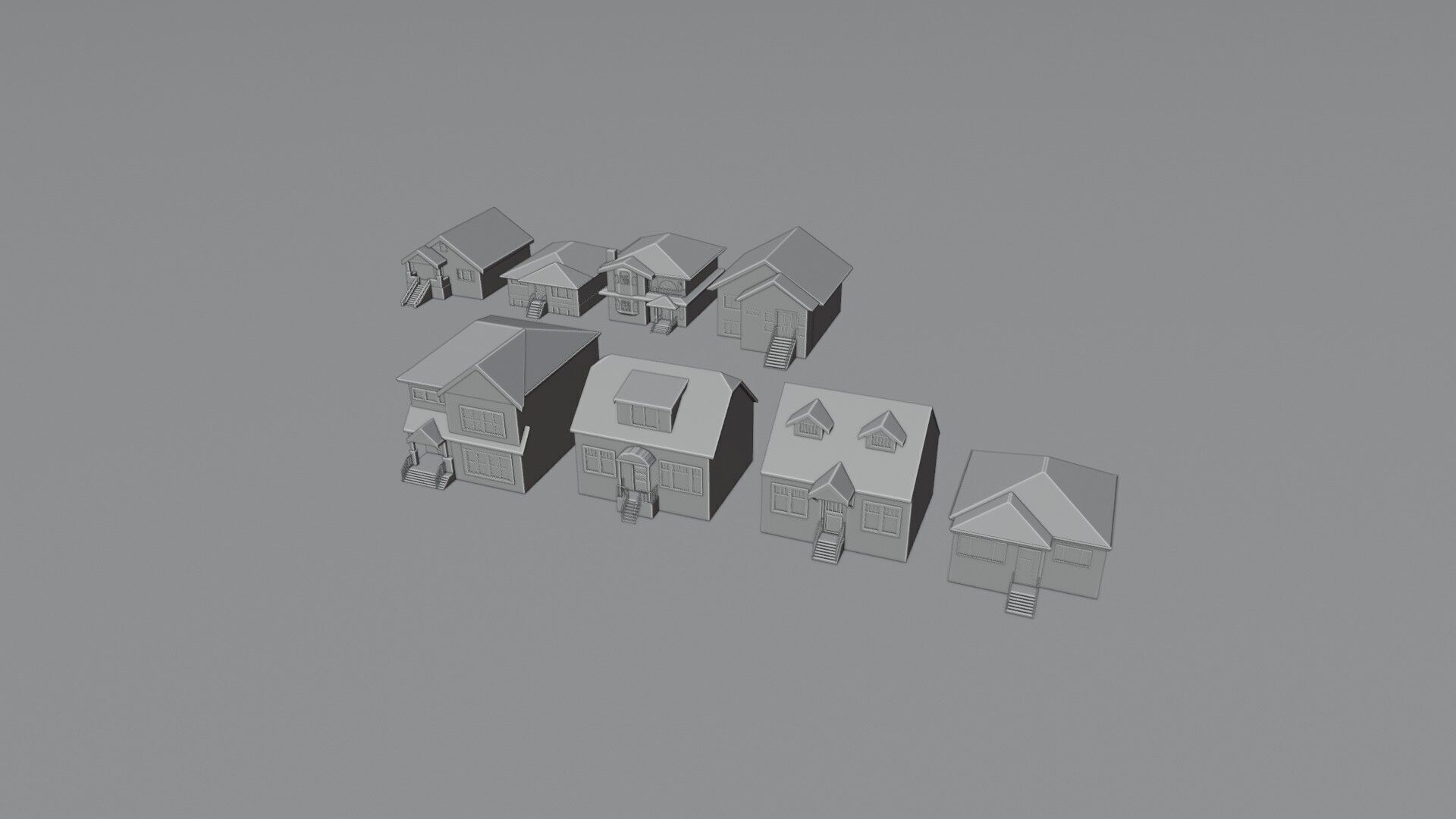 House collection 3D model_8