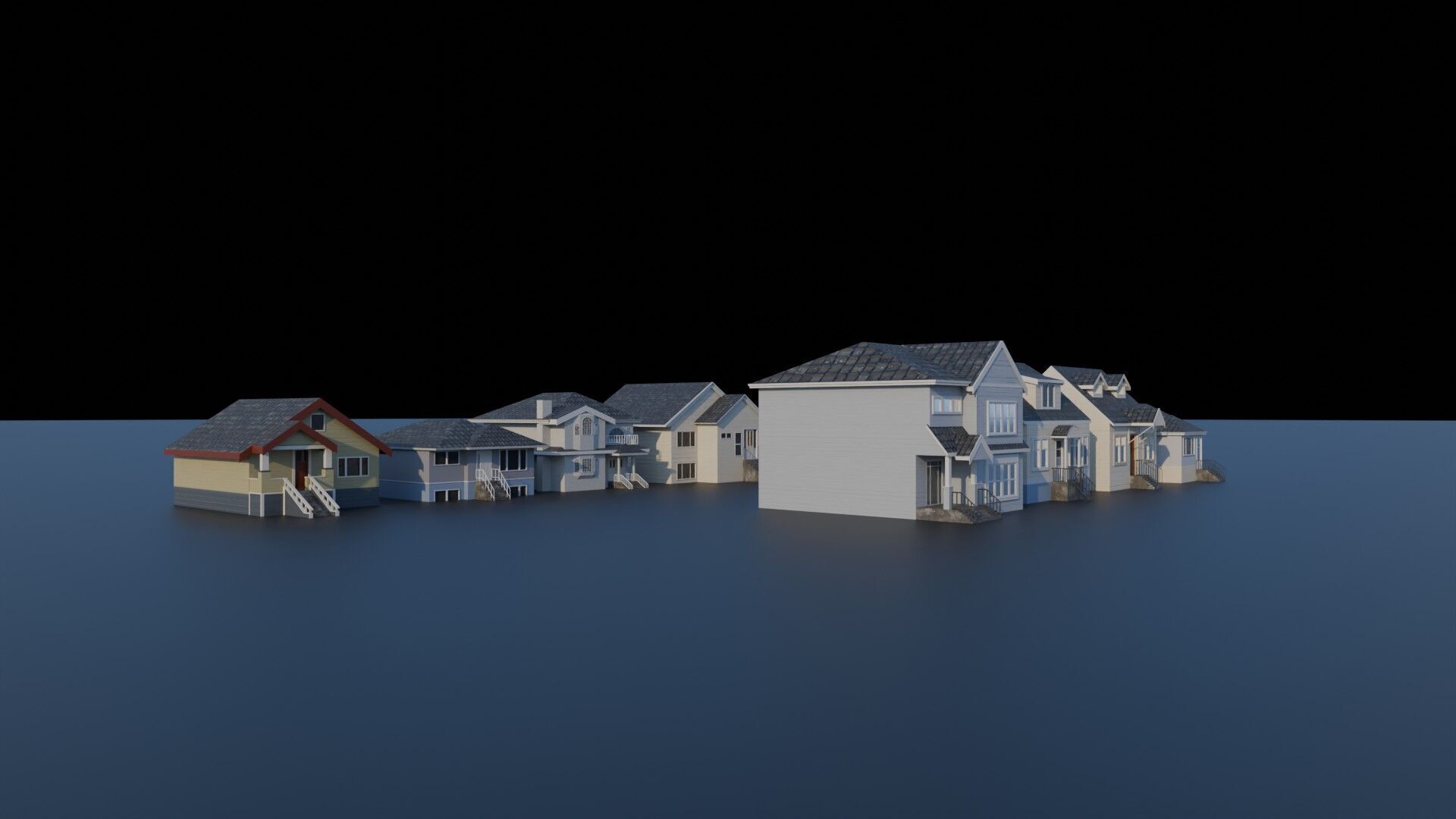 House collection 3D model_4