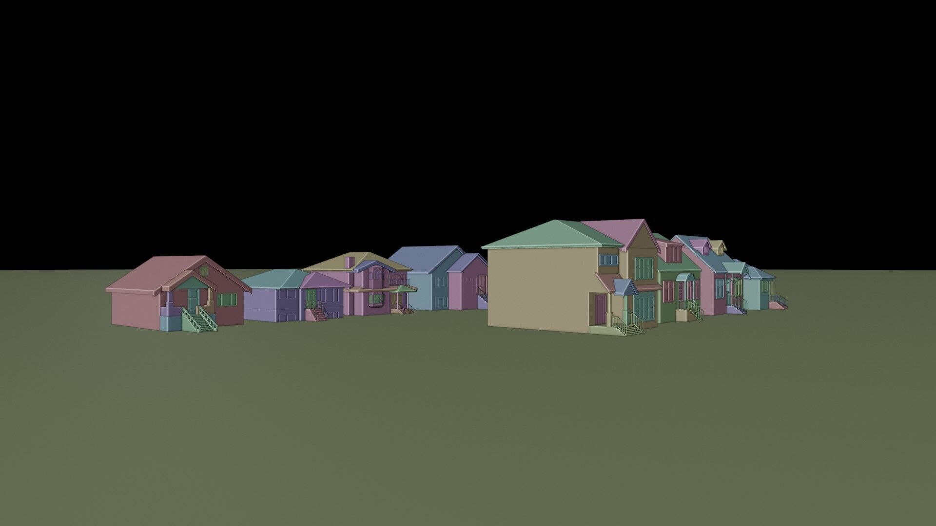 House collection 3D model_19