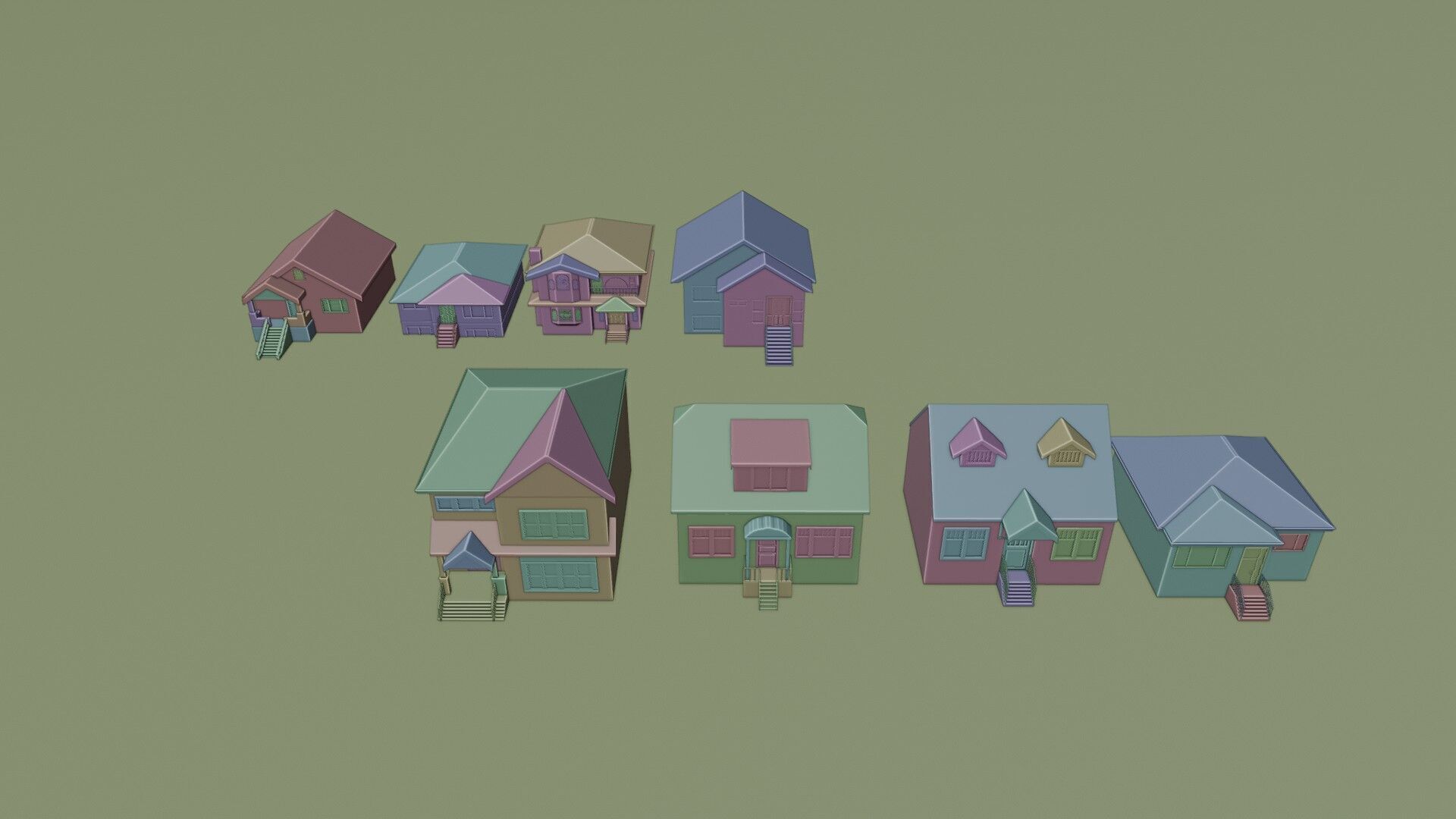 House collection 3D model_17