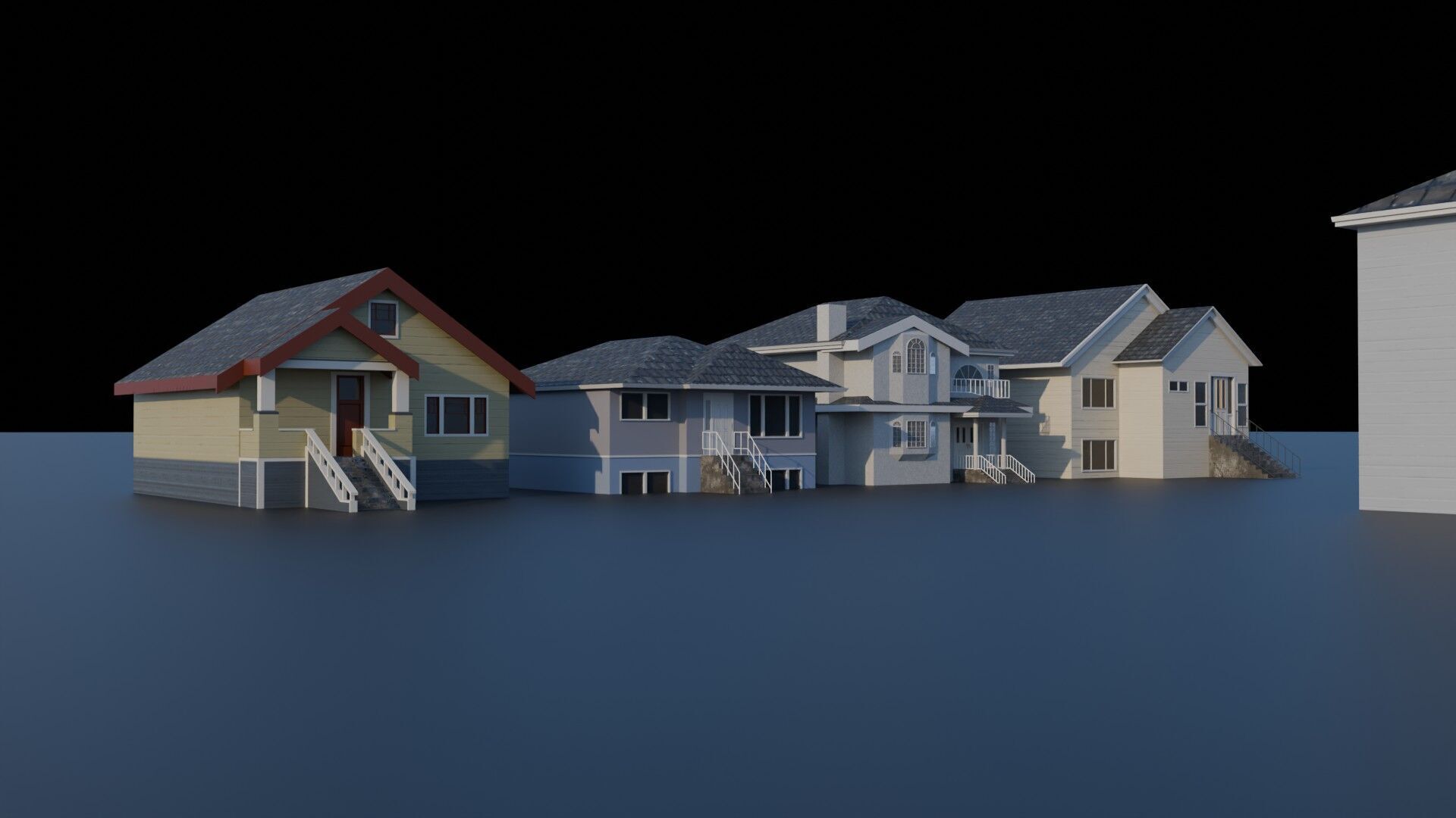 House collection 3D model_1