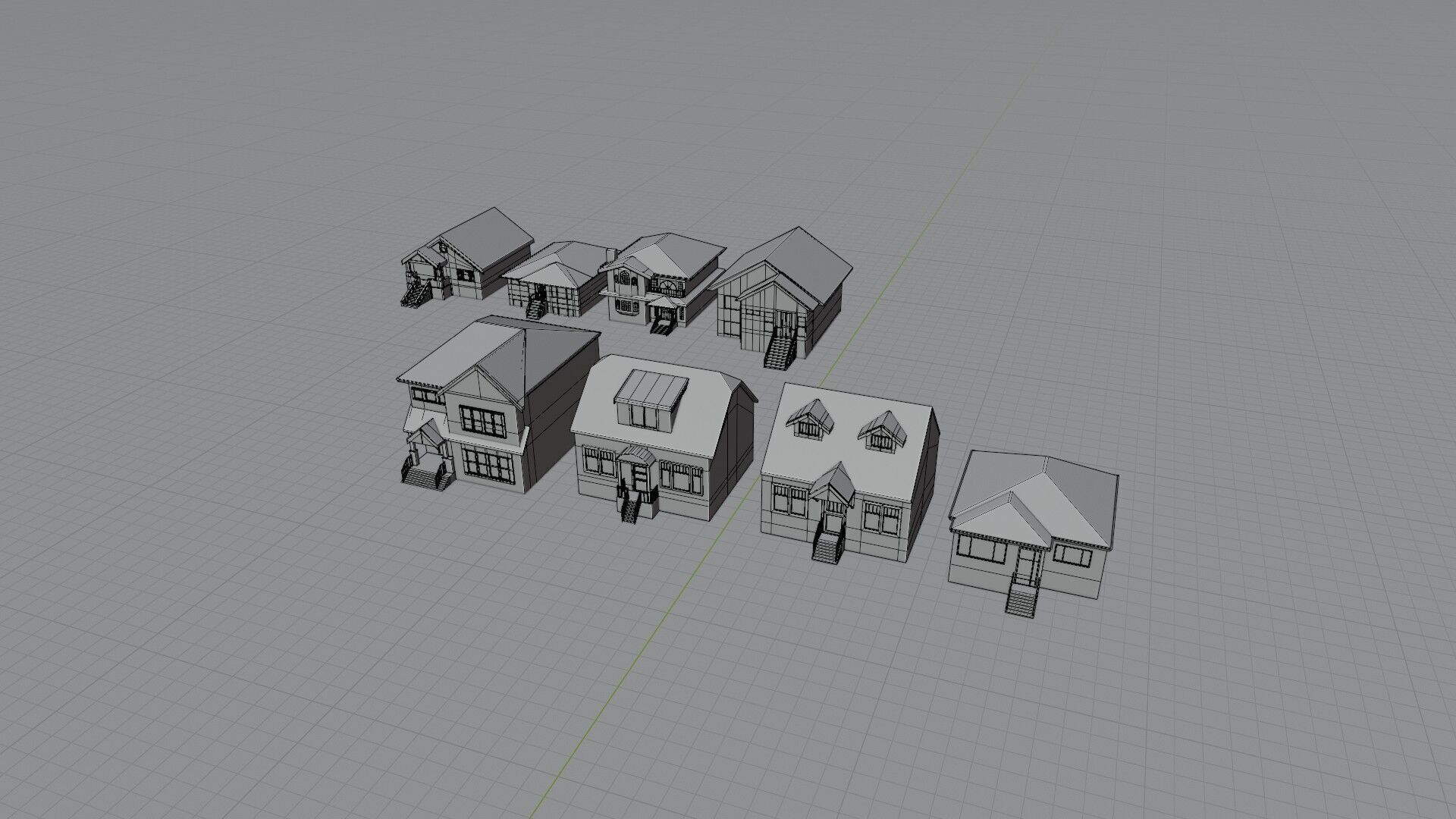 House collection 3D model_13
