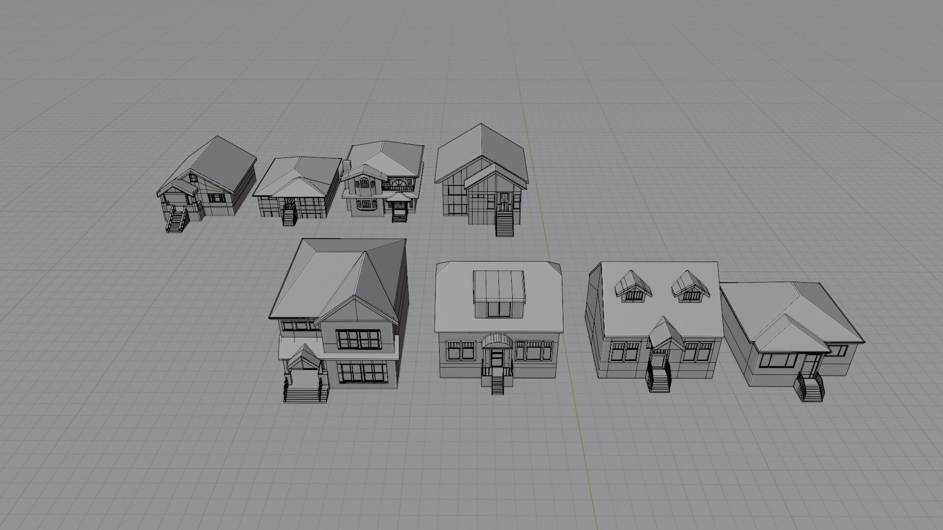 House collection 3D model_12
