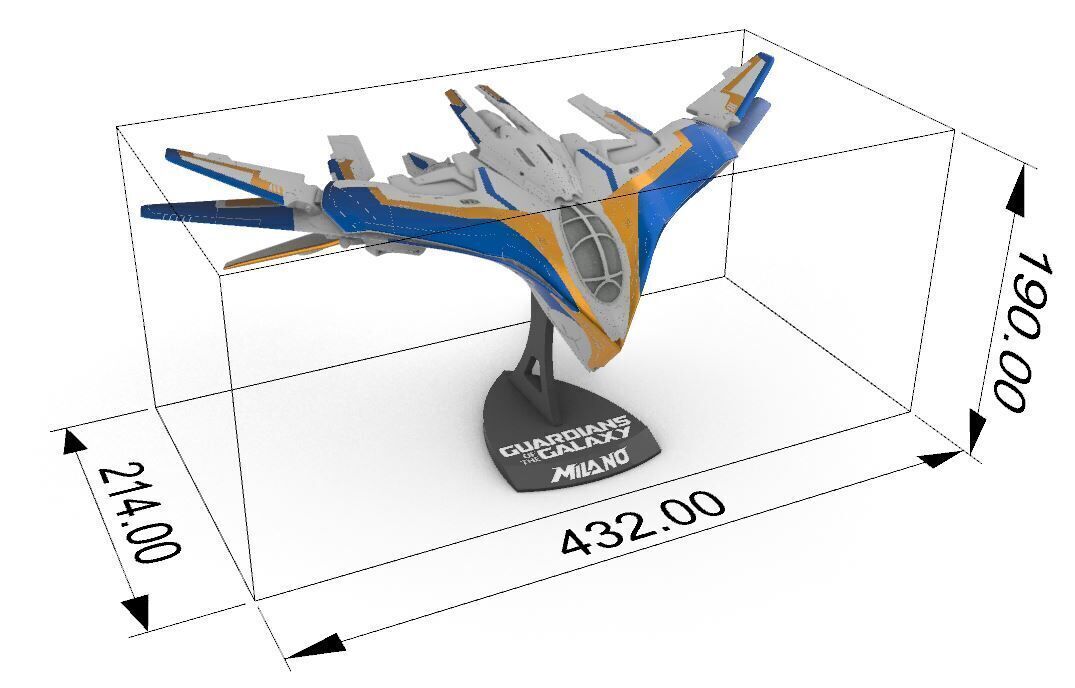 Milano -  Guardians of the Galaxy 3D print model_1
