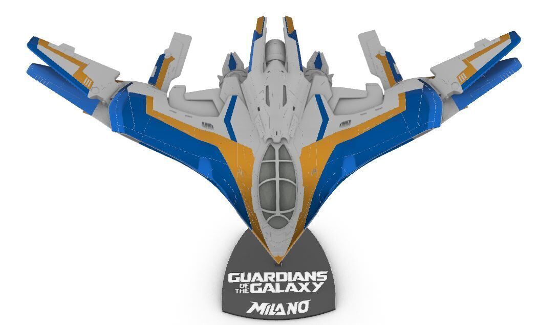 Milano -  Guardians of the Galaxy 3D print model_2