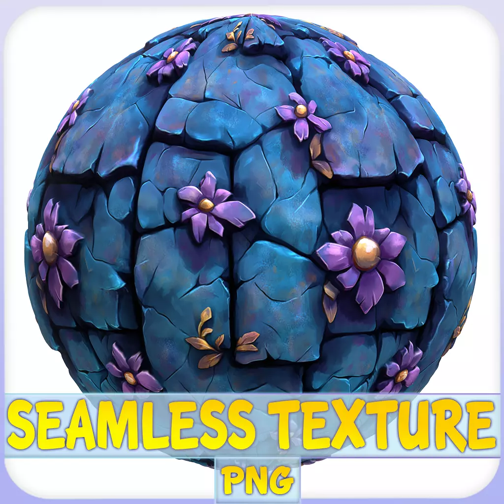 Stylized Stone Floor Seamless Texture Texture_0