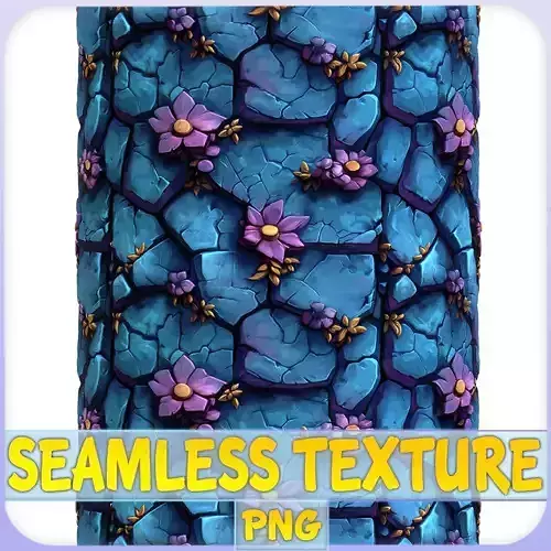 Stylized Stone Floor Seamless Texture