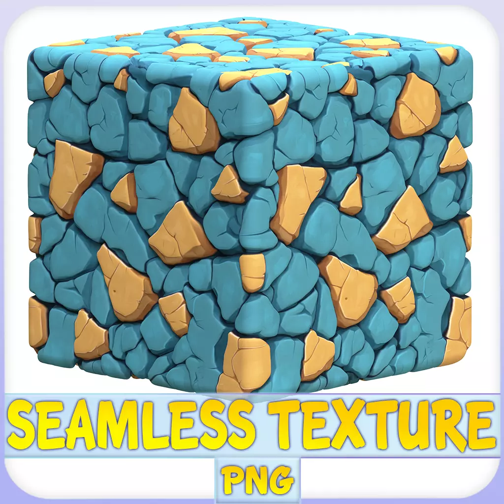 Stylized Stone Floor Seamless Texture Texture_0
