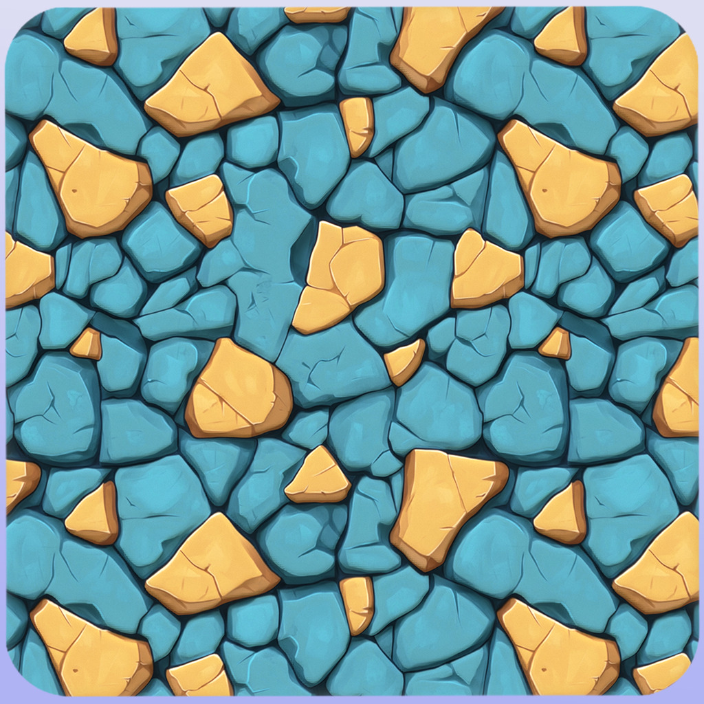 Stylized Stone Floor Seamless Texture Texture_4
