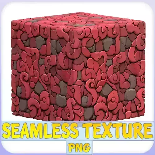 Stylized Stone Floor Seamless Texture