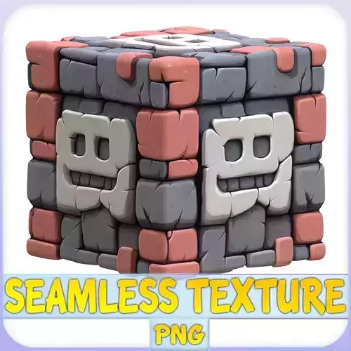 Stylized Stone Floor Seamless Texture