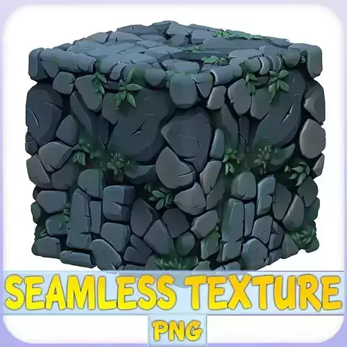 Stylized Stone Floor Seamless Texture