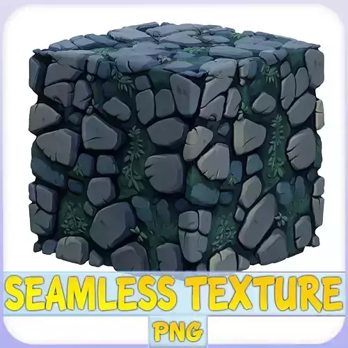 Stylized Stone Floor Seamless Texture