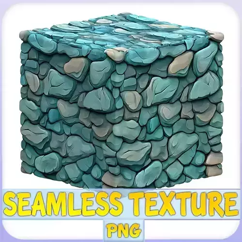 Stylized Stone Floor Seamless Texture